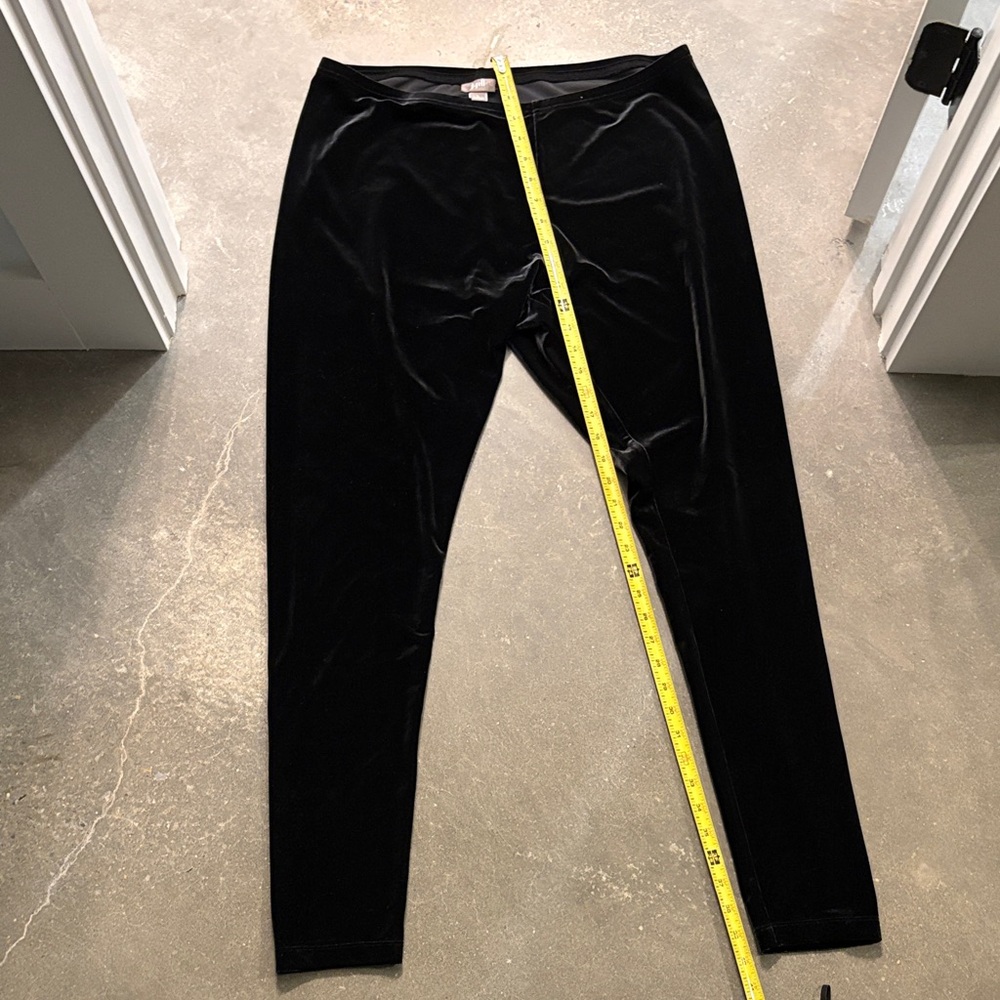 J. Jill black  Velvet pants